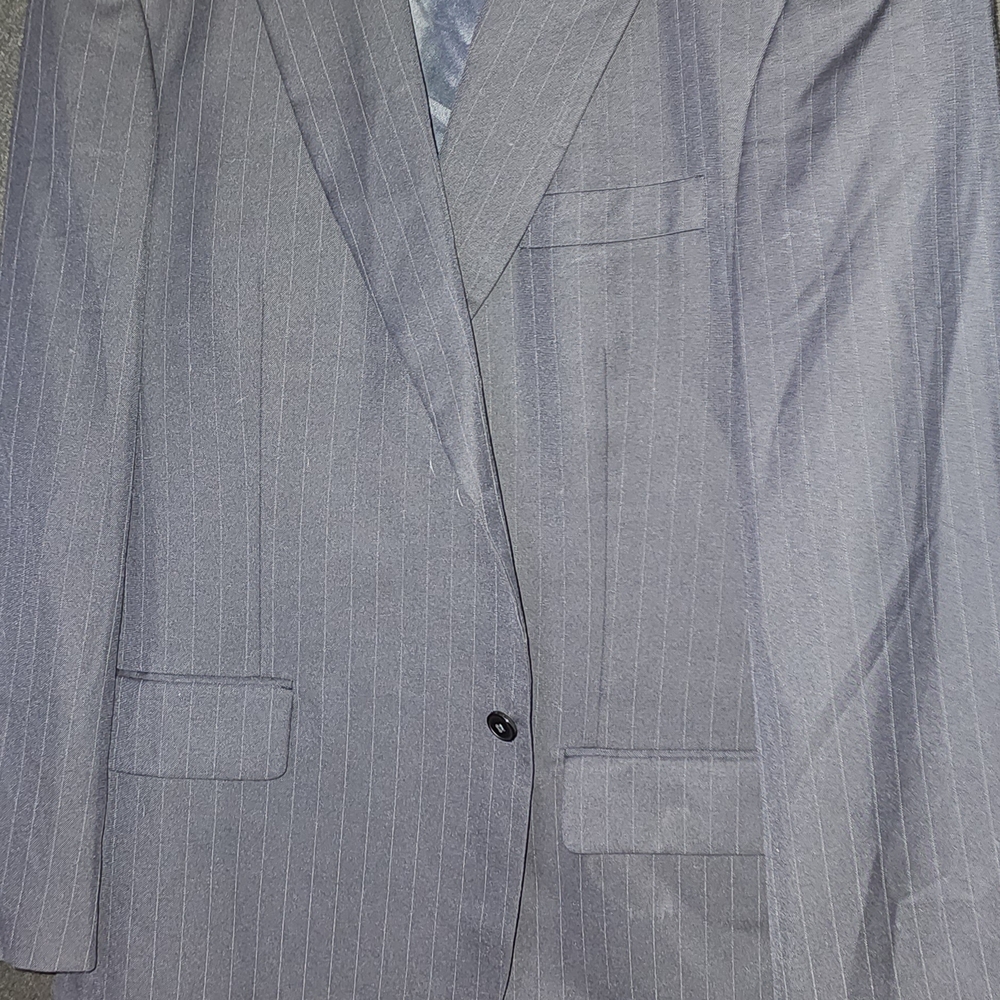 Haggar Gray Classic Wool Blend Suit